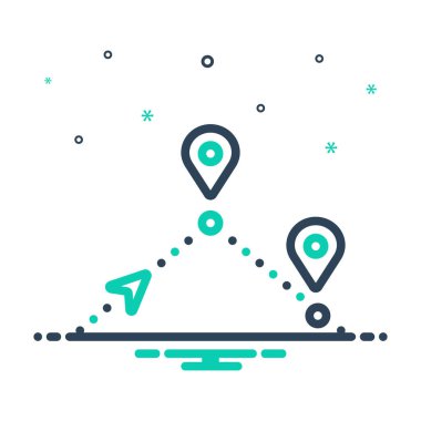 GPS için simgeyi karıştır 