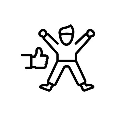 Desteklemek için siyah çizgi simgesi 