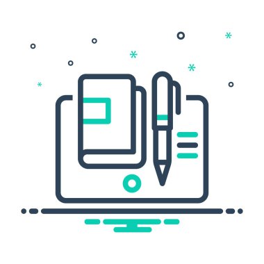 Çevrimiçi kitap için simgeyi karıştır