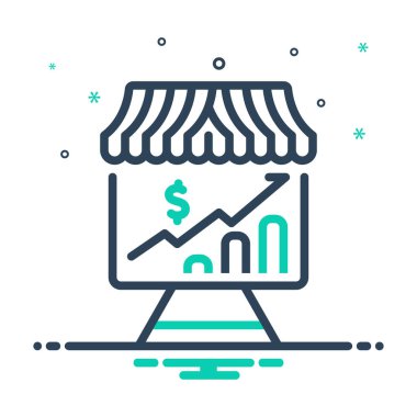 Satışlar için karıştırma simgesi 