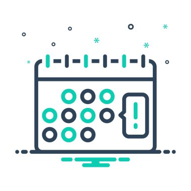 Teslim tarihi için simgeyi karıştır 