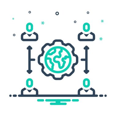 Dış kaynak için simgeyi karıştır 