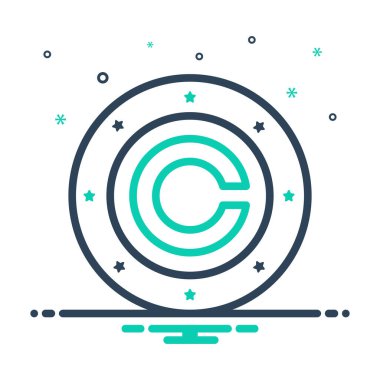 Telif hakları için simgeyi karıştır 