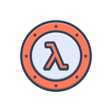 Gama için renk illüstrasyon simgesi 