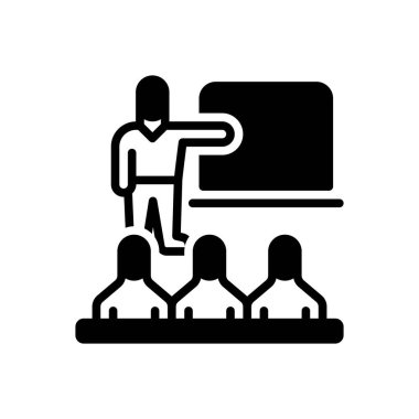 Grup sınıfı için siyah katı simge