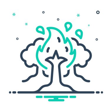 Vahşi ateş için simgeyi karıştır 