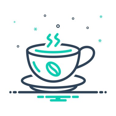 Kahve için simgeyi karıştır 