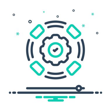 Mükemmel servisler için karıştırma simgesi