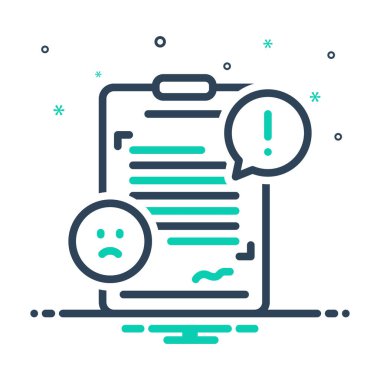 Şikayet için simgeyi karıştır 