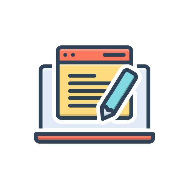 İçerik için renk resimleme simgesi 