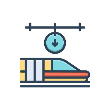 Varmak için renk illüstrasyon simgesi 