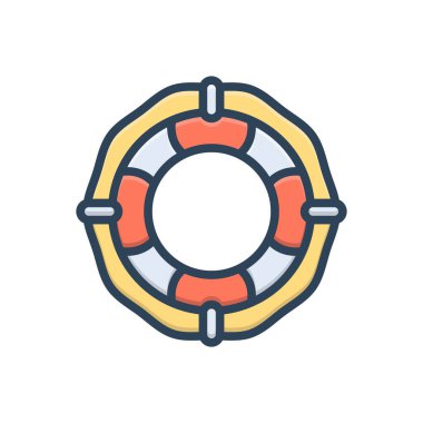 Can simidi için renk illüstrasyon simgesi 