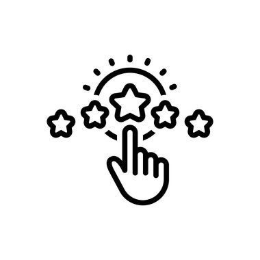 Oranlar için siyah çizgi simgesi 