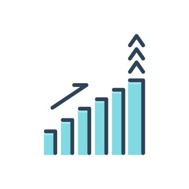 Kariyer için renk illüstrasyon simgesi