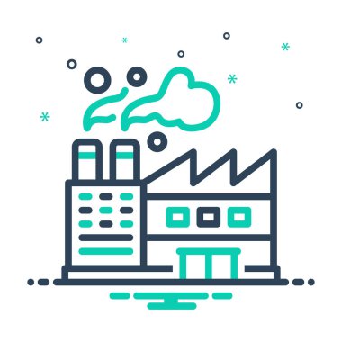 Fabrika için karıştırma simgesi 