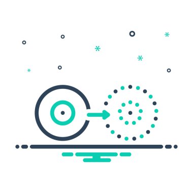 Yansıma için simgeyi karıştır 