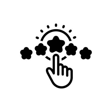 Oran için siyah katı simge