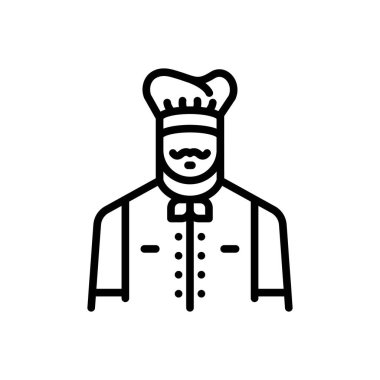 Şef siyah çizgi simgesini 