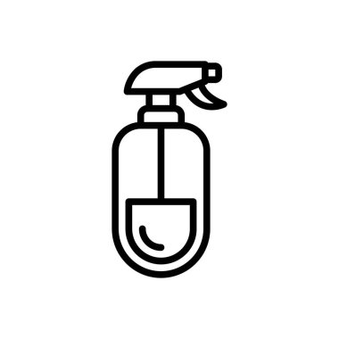 Antiseptik için siyah çizgi simgesi 