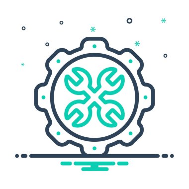 Servis işareti için simgeyi karıştır