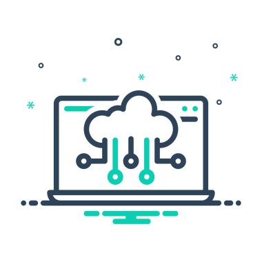 Bulut hesaplama için simgeyi karıştır