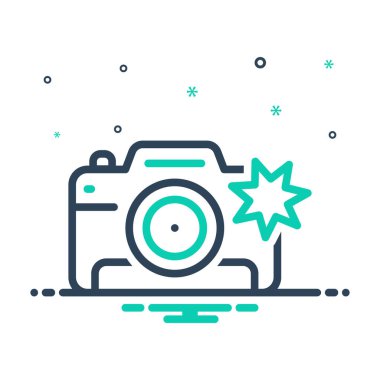 Kamera flaşı için simgeyi karıştır