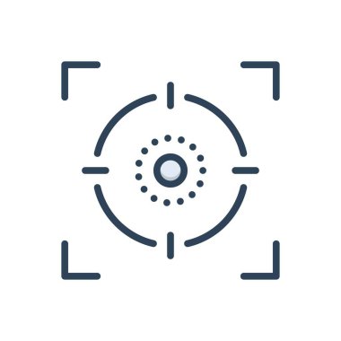 Yakalama için renk illüstrasyon simgesi 