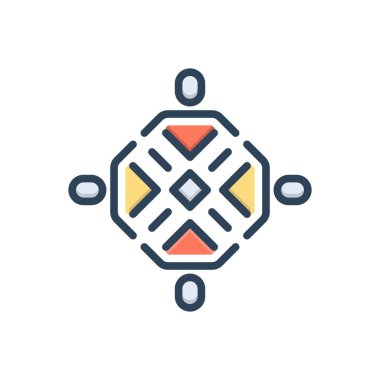 Dayanışma için renk resimleme simgesi 