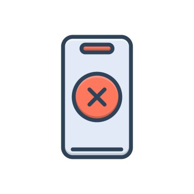 Telefon olmayan renk resimleme simgesi