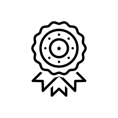 Kalite için siyah çizgi simgesi 