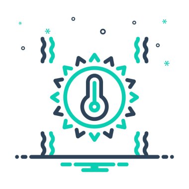 Sıcak için simgeyi karıştır 