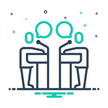 Tartışmak için simgeyi karıştır 