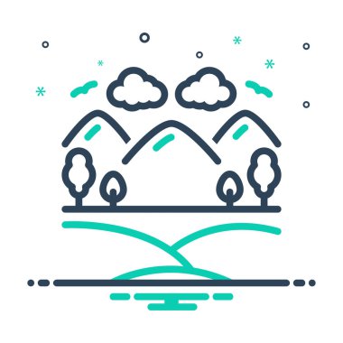 Peyzaj için simgeyi karıştır 