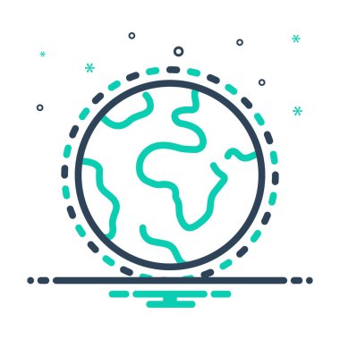 Dünya için simgeyi karıştır 