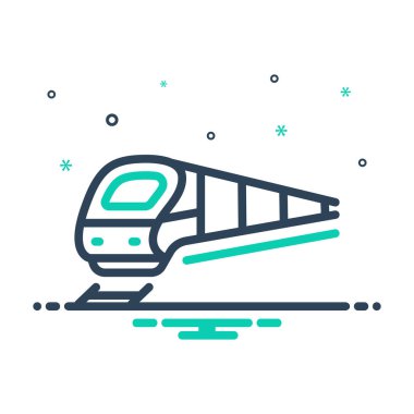 Tren için simgeyi karıştır 