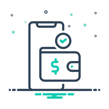 Ödeme için karıştırma simgesi 