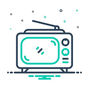 Televizyon için simgeyi karıştır 