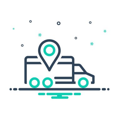 Lojistik için simgeyi karıştır