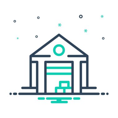 Depo için karıştırma simgesi 