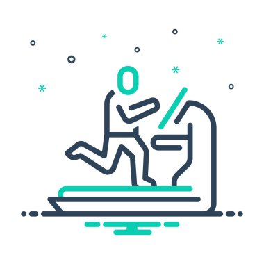 Koşu bandı için simgeyi karıştır 