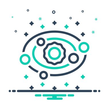 Güneş sistemi için simgeyi karıştır