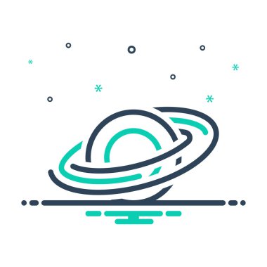 Kara delik için simgeyi karıştır