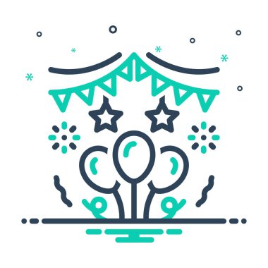 Kutlama simgesini karıştır 