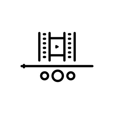 Siyah çizgi simge görüntüleri için 