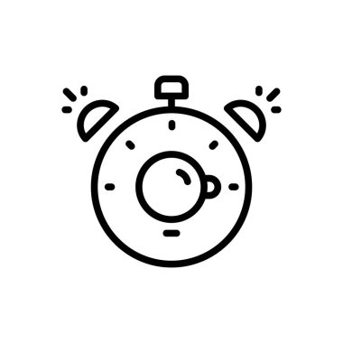 Black line icon for coffee break