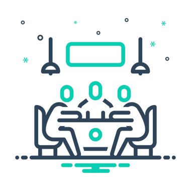 İş görüşmesi için simgeyi karıştır