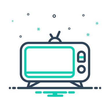 Televizyon için simgeyi karıştır 