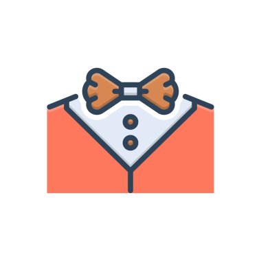 Papyon için renk illüstrasyon simgesi