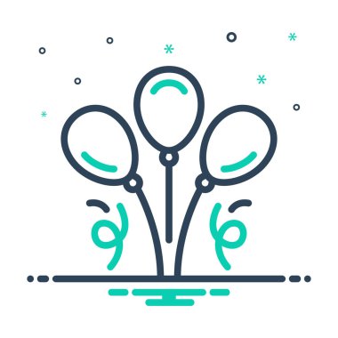 Balonlar için simgeyi karıştır 