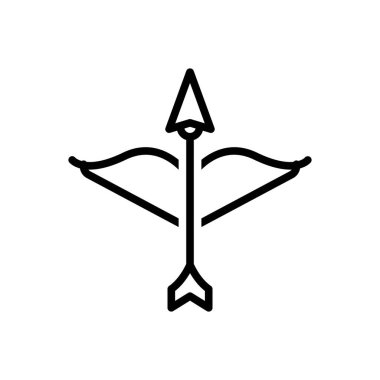 Siyah çizgi ok simgesini 